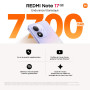 Xiaomi REDMI Note 17 5G, Smartphone 6+256 Go, Noir, Batterie 7700 mAh | Snapdragon 4 Gen 4, charge 45 W, écran AMOLED 6,99″ FHD+