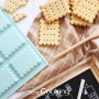 ScrapCooking - Moule Silicone 8 Petits Beurres - Moule Biscuits - Apte Four & Congélateur - Pâtisserie Gâteau Enfant - Ustensile