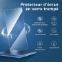 NEW'C Verre Trempé pour Samsung Galaxy A13 5G/A13 4G/A04s Protection Écran | Lot de 3, HD Transparent, 6,5 pouces, Dureté 9H, An
