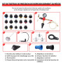 BILITOOLS Testeur de Pression du Circuit de Refroidissement, Kit 28 Pièces | Kit de Purge et de Recharge du Liquide de Refroidis