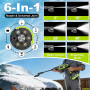 Nettoyeur Haute Pression sur Batterie, Moteur sans Balais 3000W 3 Vitesses, 135Bar 20L/Min, Nettoyeur Mobile avec 2 Batteries 4.