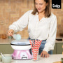 Gadgy Machine à Barbe à Papa pour la Maison - Candy Floss Machine - Rose | Pour Fêtes d'Anniversaire – S’Utilise avec du Sucre o