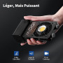 ZHIYUN CINEPEER CX100 [Officiel] Lumiere Video 100W avec Batterie 4500mAh | COB Eclairage Video Bi-Color avec 3840 Lux et 2700-6