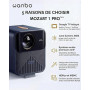 Proyector Portátil Wanbo 2025 Mozart 1 Pro- 1200 Lúmenes- Full HD- HDMI- WiFi- Azul Oscuro
