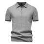 OlyljpinZ Polo Homme Manches Courtes Polo de Golf Léger Chemises de Travail Été Décontracté Vacances Polo Shirts Tricoté Extensi