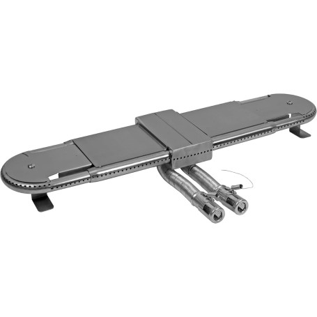 Nordic Bbq Store Brûleur de tube oblong universel réglable de rechange pour barbecue s'étend de 38 cm à 56 cm