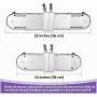 Nordic Bbq Store Brûleur de tube oblong universel réglable de rechange pour barbecue s'étend de 38 cm à 56 cm