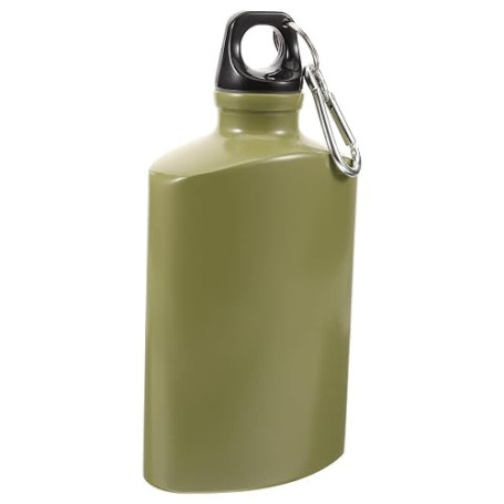 BELLIFFY Cantine Militaire Portable 500ml en Alliage D'aluminium, Légère | Résistante à L'usure, Format Plat, pour Pique-niques
