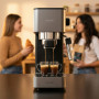 Cecotec Machine à Café Expresso Manuelle Cafelizzia 690 Grey. 1230-1465 W, Pompe 20 Bars, 1 ou 2 Tasses, Buse Vapeur, Réservoir 