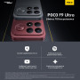 POCO F9 Ultra 5G, Smartphone 16+1 to, Rouge, Batterie 8050 mAh, Charge 100W | Snapdragon® 8 Elite Gen 5, VisionBoost D8, écran A