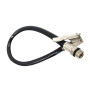 Dstarymnix Tuyau Gonfleur Pneu Compatible Valve Auto (Schrader), Flexible de Gonflage, Tuyau Gonflage Pneu Voiture, Embout Gonfl