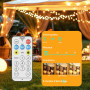 Kemoribe 10M LED Guirlande Lumineuse Exterieure Solaire, Guirlande Solaire Remote Guirlande Exterieur Lumineuse Guinguette Exter