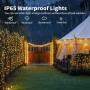 Lot 3 Guirlande Lumineuse Exterieure Solaire, Guirlande Solaire Exterieur | Totale 17m 150LED Étanche IP65 8 modes Fil de Cuivre