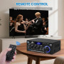 Amplificateur HiFi 600W Mini Bluetooth AK45 Récepteur Stéréo Maison Voiture | Amplificateur numérique 2 canaux 12V/220V avec rad