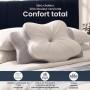 Utopia Bedding Oreiller Cervical, Mousse à Mémoire de Forme, Soutien du Cou | Design Adapté au Sommeil Une conception pensée pou