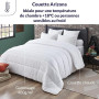 DODO - Couette Chaude Arizona 220 x 240 cm - Fibre Circul'Air Recyclée | 400g/m² - Ultra Douce - Enveloppe Polyester - Lit 2 Per