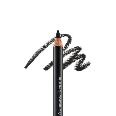 Flormar Eyeliner Waterproof – crayon eyeliner longue tenue, noire intense, application facile – kajal yeux waterproof à la vitam