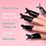 Mylee Pinces à Ongles Soak Off (10), Pinces de Retrait du Vernis UV/LED | Capuchons pour Dissolvant de Vernis à Ongles, Convienn