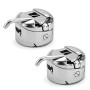 2 Pièces Boîtier Canette Universel Métallique, pour Machine à Coudre 22 mm | 22 mm Boîtier Canette Machine à Coudre en Acier Ino