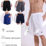 fovdtaa Lot de 5 shorts de sport pour homme avec poches et taille élastique, séchage rapide, shorts de course à pied