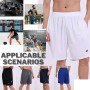fovdtaa Lot de 5 shorts de sport pour homme avec poches et taille élastique, séchage rapide, shorts de course à pied