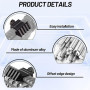 JPMrBOU 45 Grad Schiene Halterung en Alliage d'Aluminium, pour Montage de Viseurs/Lunettes de Visée avec Support Weaver, Rail An