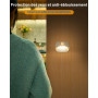 8 x Veilleuse LED Pile, Interrupteur automatique, Détecteur de mouvement | Lampe Placard Adhésive pour Couloir, Escalier, Cuisin