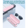 Brosse À Dent Électrique Soniques pour Adultes - Brosse A Dent Sonique avec 8 Têtes de Brosse et Étui de Voyage, 5 Modes, 90 Jou