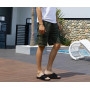 ONCAI Sandales pour Hommes Sangles Réglables Orthotique Bout Ouvert Sports Slides avec Souple Confortable Support de la Voûte Pa