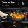 GiPP 15 PCS Batterie Cuisine en CéRamique AntiadhéSive et Poignee Amovible | Sets de Poêles et Casseroles Non Toxique, Poele Ind