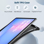 EasyAcc Coque pour Samsung Galaxy Tab S10 FE+ 13,1 Pouces 2025 avec Pen Porte-Stylet, Étui de Protection Ultra Fin Housse en TPU