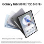 Samsung Galaxy Tab S10 FE+, Tablette Android WIFI 13.1" 128 Go, S Pen inclus, Certification IP68, Bleu, Chargeur Secteur Rapide 