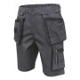 Högert Technik - Short LEMBERG avec Poches Gris foncé | Pantalon de Travail pour Homme | en ISO 13688