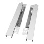 VADANIA Glissière de tiroir sous plan de 400 mm, Softclose, 1 paire | Montage et support par le bas, charge jusqu’à 40 kg, sorti