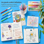 Laconile 78 Stylos Gel pour Livre Coloriage Adulte – Pointe Fine 0,6 mm – Gel Pen pour Scrapbooking, Dessin, Écriture, Griffonna