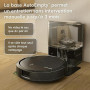 iRobot Roomba 115 Combo+Base AutoEmpty - Robot Aspirateur Laveur 2en1 - Puissance d'Aspiration 15KPa - Brosse latérale étendue -