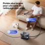 Lubluelu Shampouineuse Canapé 22 kPa, 600 W, Nettoyeur Tapis Portable | Auto-Nettoyante et Portable, avec Long Tuyau pour Canapé