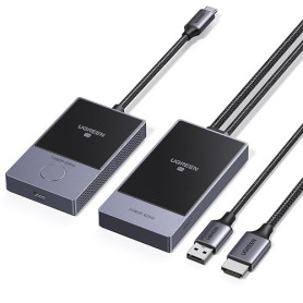 UGREEN Émetteur et Récepteur HDMI sans Fil USB C TX HDMI RX 1080P 60Hz 50M | Plug Play 5G WiFi Transmission Transmetteur PD 60W