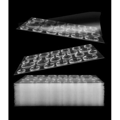 WeddHuis Gel Pad Ongles, 30 Feuilles 720Pcs Patch Faux Ongles Autocollant, Gel Pads Press on Nails Autocollants De Colle à Ongle