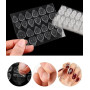 WeddHuis Gel Pad Ongles, 30 Feuilles 720Pcs Patch Faux Ongles Autocollant, Gel Pads Press on Nails Autocollants De Colle à Ongle