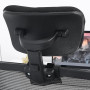 YARNOW Repose-tête réglable pour chaise de bureau Noir | Repose-nuque amovible en maille avec pince de 2,6 cm pour chaise d'ordi