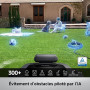 MOVA ViAX 500 Robot Tondeuse sans Fil périphérique,LiDAR 360°&Double Vision | Recommandé 600 m², Cartographie à Assistance IA, é