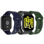 Bigqin 3 Pièces Bracelets Compatibles avec Xiaomi Redmi Watch 5 Active/5 Lite/Huawei Watch GT 5/4 46mm Strap Sport Band 5.5"-8.7