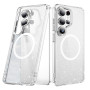 SIYOPINPFY Coque à Paillettes pour Samsung Galaxy S26 Ultra, Clair JY | Magnétique Compatible avec MagSafe , Etui Bling Cristal 