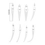 EMSea 8pcs Cheveux Threading Crochet Outil Dreadlocks Extensions Cheveux Tresse Outil Cheveux Verrouillage Outil Serré Accessoir