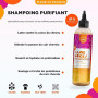Aloé Locks | Shampoing Purifiant Baobab-Ortie | Anti-Casse & Stimule la Pousse Capillaire | Il Purifie & Nettoie le Cuir Chevelu