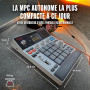 Akai Professional MPC Sample Échantillonneur Portable | Autonome, Batterie Rechargeable, USB-C, Haut-Parleur, Microphone, pour É