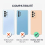 kwmobile Housse Compatible avec Samsung Galaxy A33 5G Coque - Housse de téléphone Protection Souple en TPU Silicone - Bordeaux V