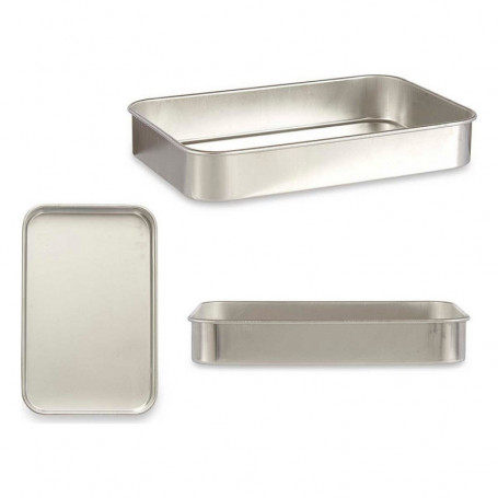 Plat à gratin Argenté Aluminium (23,5 x 6 x 36 cm) 26,99 €