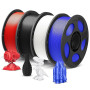ANYCUBIC PLA+ Filament D'imprimante 3D 1,75 mm, 4KG Filament PLA Plus, Impression avec Plupart des Imprimantes 3D FDM, Identific